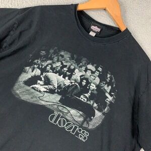 Vintage Winterland Doors T-Shirt Men's XL Black Graphic Jim Morrison Tee VTG